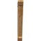 Ekena Millwork Traditional Slat Rough Sawn Bracket, Western Red Cedar, 4"W x 26"D x 34"H BKT04X26X34TRA06RWR - alternate 3
